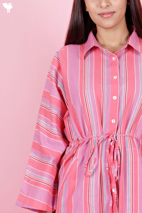 Khaadi Cotton Kurta In Stripes